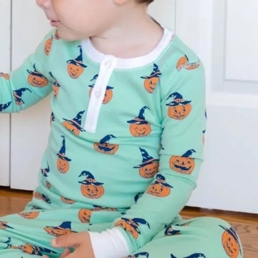 The Beaufort Bonnet Company Sara Jane Pumpkin Top Only Pajama Size 2